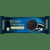 Sunfeast Dark Fantasy Sandwich Creme Biscuits - Vanilla Creme, 92.5 G Pouch