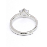 Scintillare by Sukkhi Silver Single Finger Rings ( Pack of 1 ) - None