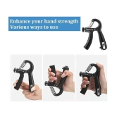 HSP ENTERPRISES Adjustable Hand Grip with Smart Counter | Resistance (10KG - 60KG) | Hand/Power Gripper for Home & Gym - Assorted