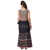 Aarika Navy Blue Cotton Girls Lehenga Choli Set ( Pack of 1 ) - None