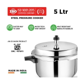 Srushti Gold is now Leoron 5 L Stainless Steel OuterLid Pressure Cooker With Induction Base