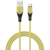 Portronics Konnect Way Type C Cable:Type C Charge & Sync Cable ,Yellow (POR 1467) - Yellow