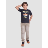 Neo Garments - Navy Blue Cotton Boys T-Shirt ( Pack of 1 ) - None