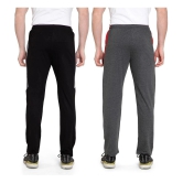 Zeffit - Multicolor Cotton Blend Mens Sports Trackpants ( Pack of 2 ) - M