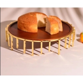 Cake Stand | Riser| Serving Tray| Platter: Wood and Metal