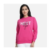 CHOZI Fleece Womens Non Hooded Sweatshirt ( Pink ) - None