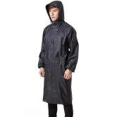 ENTICE Black Polyester Men's Raincoat ( Pack of 1 ) - Free Size