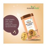 NourishVitals Sugar Free Multigrain Cookies, No Added Sugar, Heavenly Bites, Source of Protein, Crunchy Delights, Genius Snack, 120g