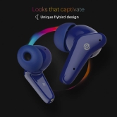 Noise Buds VS102 with 50 Hrs Playtime, 11mm Driver, IPX5 and Unique Flybird Design Bluetooth Headset Midnight Blue