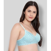 KYODO - Blue Cotton Lightly Padded Women's Everyday Bra ( Pack of 1 ) - 30B