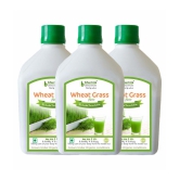 BHUMIJA LIFESCIENCES Plain Wheat Grass Juice Health Drink Liquid 3 l Pack of 3