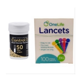 control D 50 Strips without Box with 100 Lancets Expiry Aug 2024