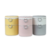 Korean Multi-Tier Stainless Steel Bento Box-Yellow