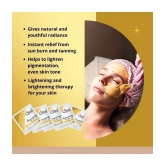 Qraa Gold Facial Kit 1 Time Use Facial Kit For All Skin Type Gold 5 ( Pack of 5 )