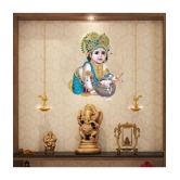 Asmi Collection Little God Krishna with Flute Wall Sticker ( 60 x 50 cms )