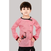 Coxxup Light Pink Cotton Blend Boys Sherwani ( Pack of 1 ) - None