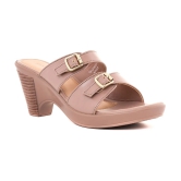 KHADIM - Pink Womens Slip On Heels - None