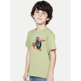 Radprix Green Cotton Blend Boys T-Shirt ( Pack of 1 ) - None