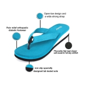 Phonolite Blue Womens Thong Flip Flop - None