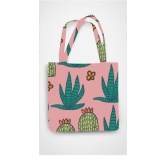 Tote Bag with Zipper - Pot Leaf-Standard