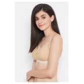 Clovia Pack of 1 Cotton Womens T-Shirt Bra ( Beige ) - 36D