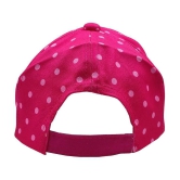 Zacharias Unisex Kids Cotton Cap kc-23 (Dark Pink_1-5 Years) (Pack of 1) - None