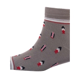 Men Pack Of 2 Patterned Cotton Ankle Length Socks