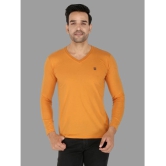 MADTEE - Orange 100% Cotton Regular Fit Mens T-Shirt ( Pack of 1 ) - None