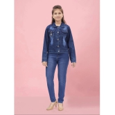 Aarika Navy Blue Denim Girls Denim Jackets ( Pack of 1 ) - None