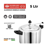 Srushti Gold is now Leoron 5 L Aluminium InnerLid Pressure Cooker Gas Stovetop Compatible