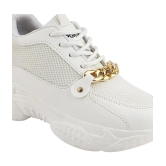 Shoetopia White Womens Sneakers - None