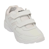 Aerowalk - White Boys School Shoes ( 1 Pair ) - None