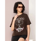 Dillinger Brown Cotton Loose Fit Womens T-Shirt ( Pack of 1 ) - None