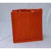 Sonchiraiya Orange Jute Bag