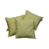 Tisser Applique cutwork cushion cover(set of 4)size-16x16