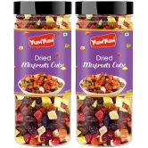 YUM YUM Mixed Dried Fruits-Cranberry, Strawberry, Kiwi, Mango- Healthy Snack- Assorted Fruit -300g