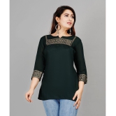 Smien - Green Rayon Women's Ethnic Tunic ( Pack of 1 ) - None