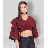 ALL WAYS YOU - Red Polyester Womens Crop Top ( Pack of 1 ) - 2XL