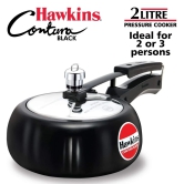 Hawkins Contura Hard Anodised Aluminium Pressure Cooker, 2 Liters(CB20)  by Mahavir Home Store