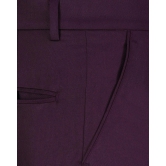 Wine Normal Fit Trousers-32