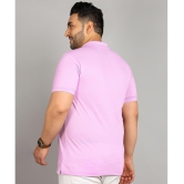 XFOX Cotton Regular Fit Solid Half Sleeves Mens Polo T Shirt - Lavender ( Pack of 1 ) - 5XL, Lavender