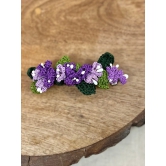 Purple Tulips Hair Clip