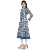 Divena Blue Cotton Kurtis - 5XL