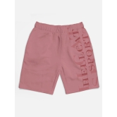 Trendy Typographic With Branding Printed Shorts for Boys