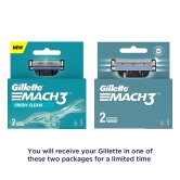 Gillette Mach 3 Blades, 2 Pcs