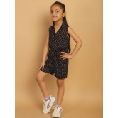 MINI & MING Girls Printed Sleeveless Basic Jumpsuit