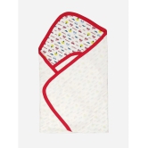 Bodycare - Red Cotton Baby Blanket ( Pack of 1 )