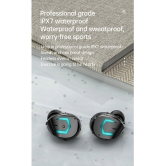 VEhop M36 Power Bluetooth True Wireless (TWS) In Ear 30 Hours Playback Powerfull bass,Low Latency IPX4(Splash & Sweat Proof) Black