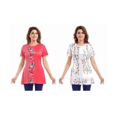 Meher Impex - Pink Polyester Womens A-Line Top ( Pack of 2 ) - M