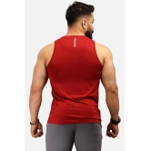 Fuaark - Maroon Polyester Regular Fit Mens Tanks ( Pack of 1 ) - None